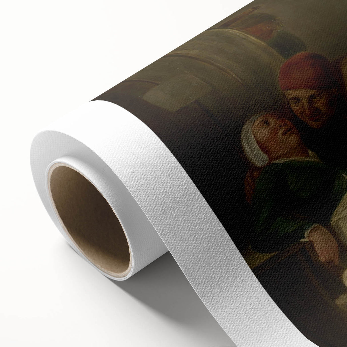 Baroque Rustic Tavern Scene - Classic Art Print with Historical Charm