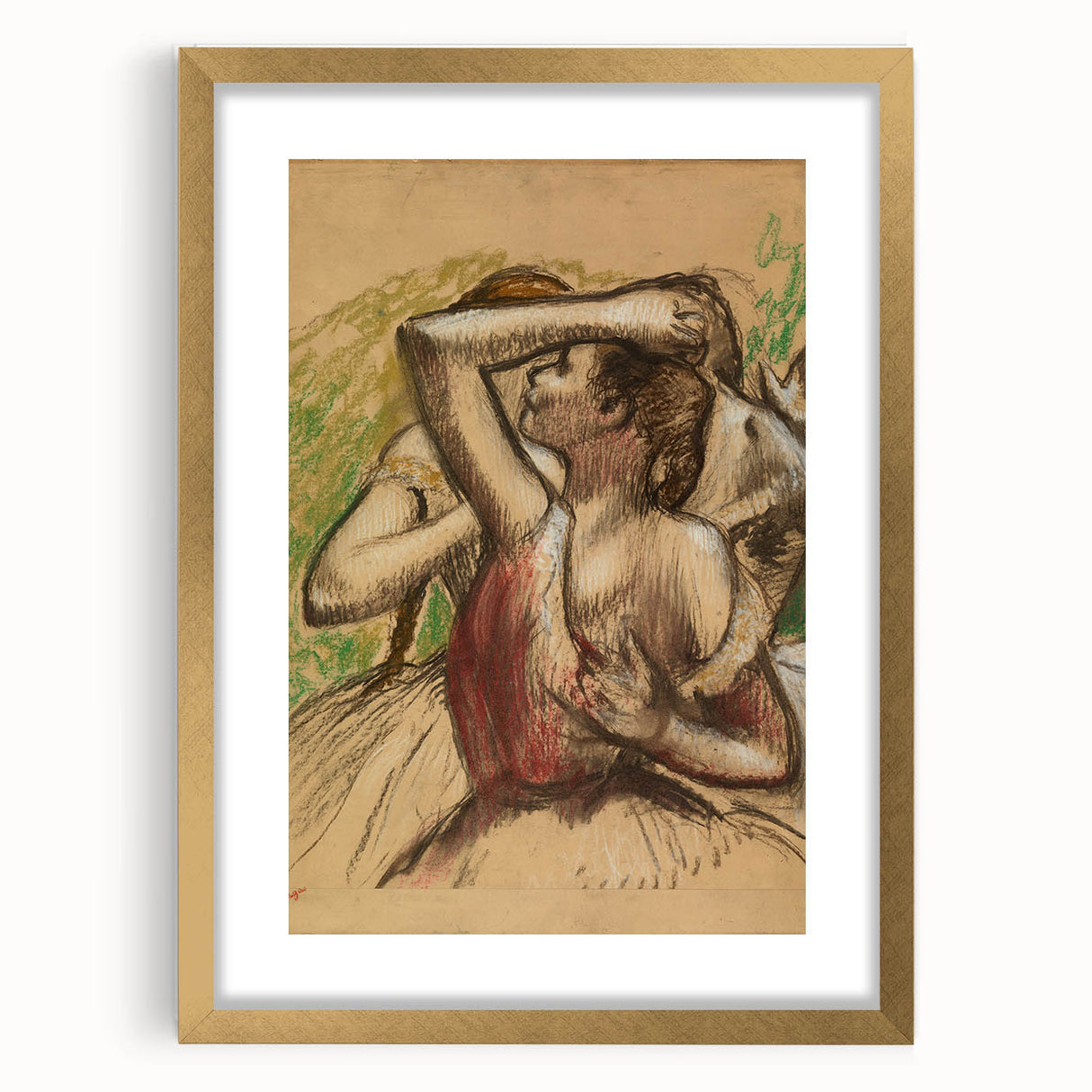 Impressionist Dance Wall Art - Edgar Degas' Elegant Dancers Print