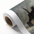Rustic Cottages - Moody Modern Wall Art in Earthy, Dark Tones