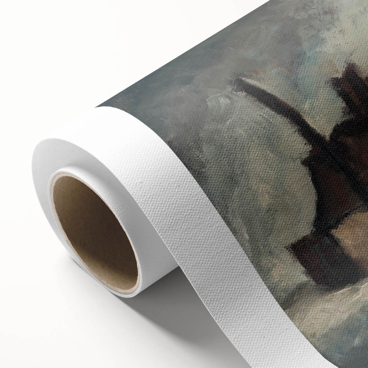 Rustic Cottages - Moody Modern Wall Art in Earthy, Dark Tones