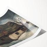 Rustic Cottages - Moody Modern Wall Art in Earthy, Dark Tones