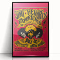 Jimi Hendrix Retro Wall Art – Vintage Baton Rouge Concert Print