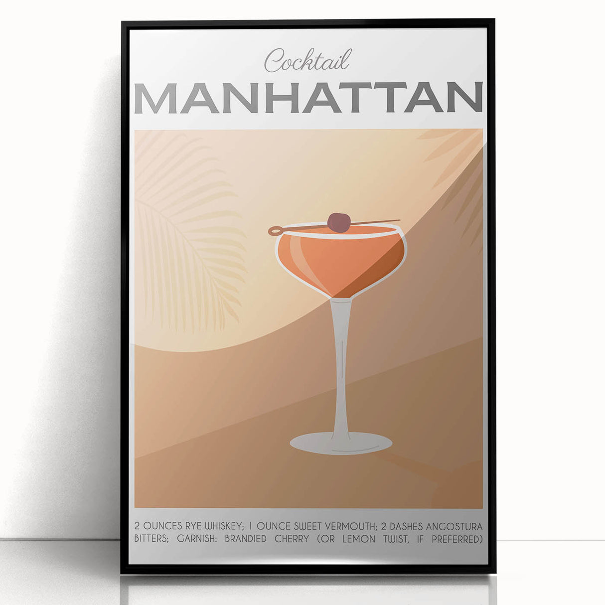 Large abstract wall art featuring mid-century modernist splashes in black and white, framed in acrylic.