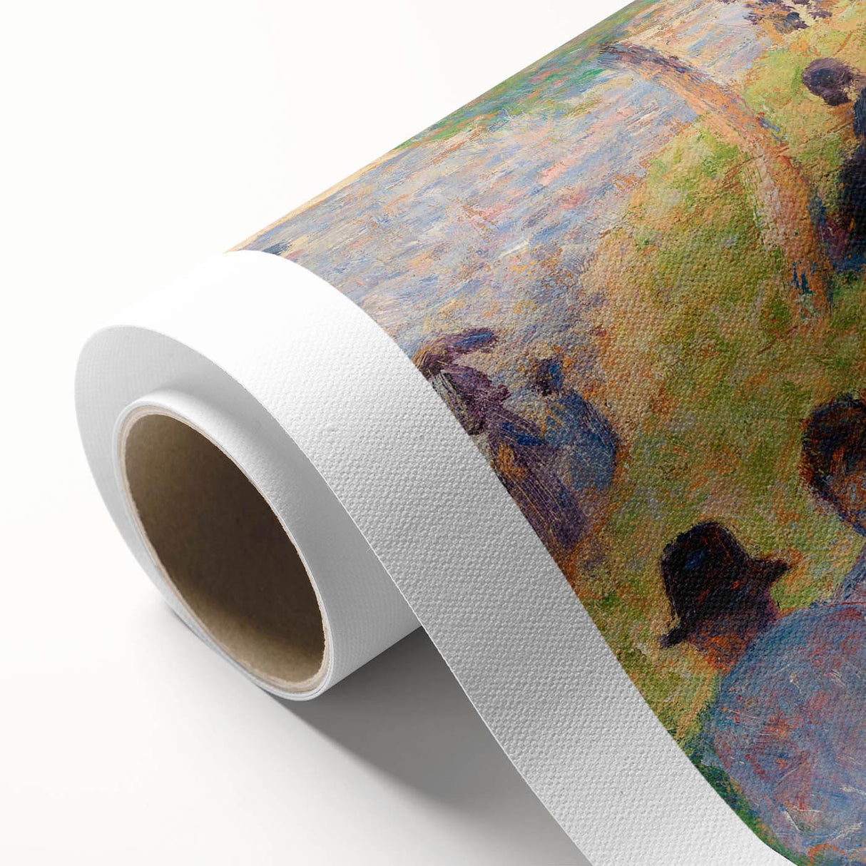 Impressionist Landscape Wall Art - Seurat Inspired Summer Scene Print