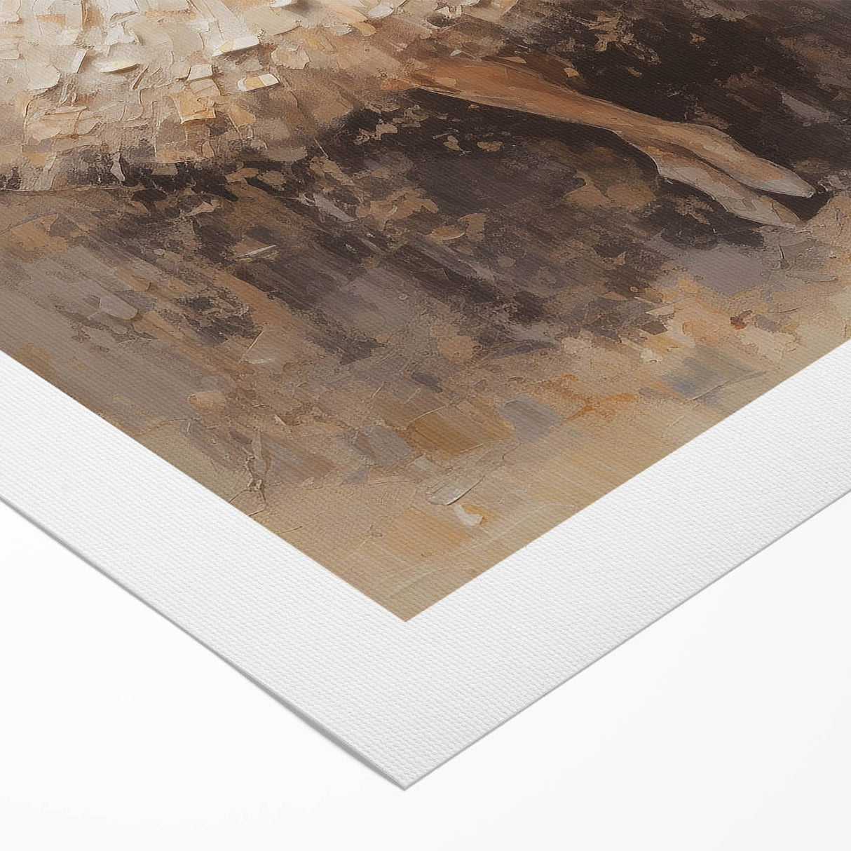 Ballet Dancer Living Room Wall Art - Modern Canvas & Framed Print