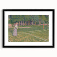 Baroque Art Elegant Garden Scene - Impressionist Baroque Art Print