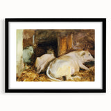 Classic Romantic Paintings: Three Oxen by John Singer Sargent