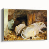 Classic Romantic Paintings: Three Oxen by John Singer Sargent