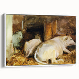 Classic Romantic Paintings: Three Oxen by John Singer Sargent