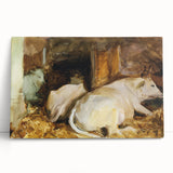 Classic Romantic Paintings: Three Oxen by John Singer Sargent