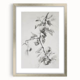 Abstract floral frame with silver matting showcasing vibrant colors and intricate patterns, ideal for modern home decor, enhancing any living space.