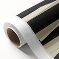 Contemporary Abstract Canvas – Neutral Black, Beige & Ivory Layers