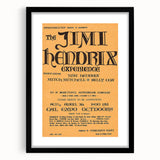 Jimi Hendrix Retro Wall Art – Vintage Concert Experience Print