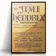 Jimi Hendrix Retro Wall Art – Vintage Concert Experience Print