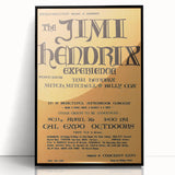 Jimi Hendrix Retro Wall Art – Vintage Concert Experience Print
