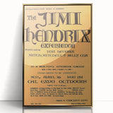 Jimi Hendrix Retro Wall Art – Vintage Concert Experience Print
