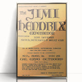 Jimi Hendrix Retro Wall Art – Vintage Concert Experience Print