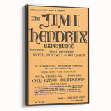 Jimi Hendrix Retro Wall Art – Vintage Concert Experience Print
