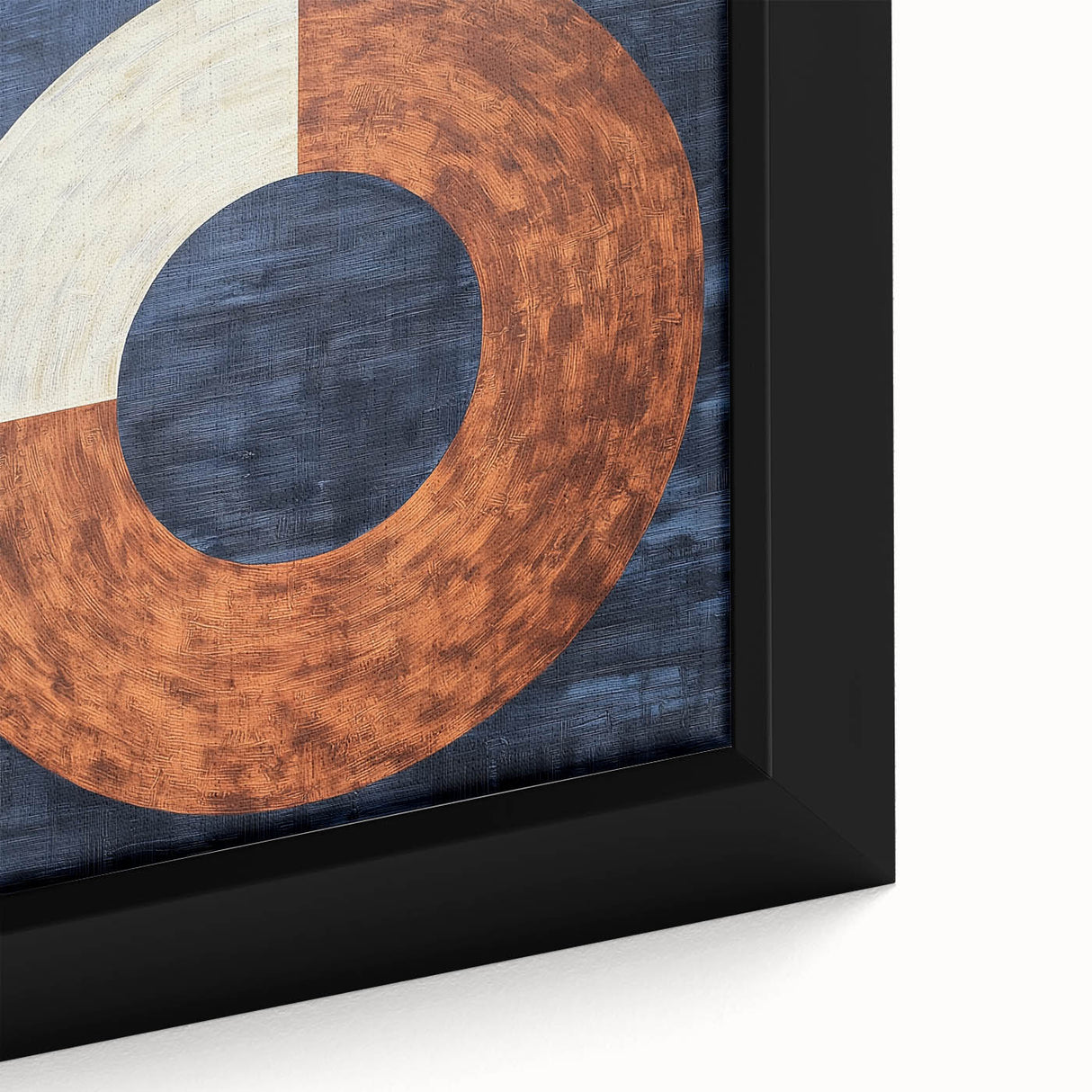 Geometric Circle Living Room Wall Art - Modern Canvas Print