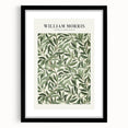 Abstract floral artwork framed in black, featuring vibrant colors and intricate designs, perfect for modern home decor or gallery display.
