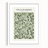 Abstract floral art frame with a white mat, showcasing vibrant colors and intricate patterns, perfect for adding a touch of elegance to home decor.