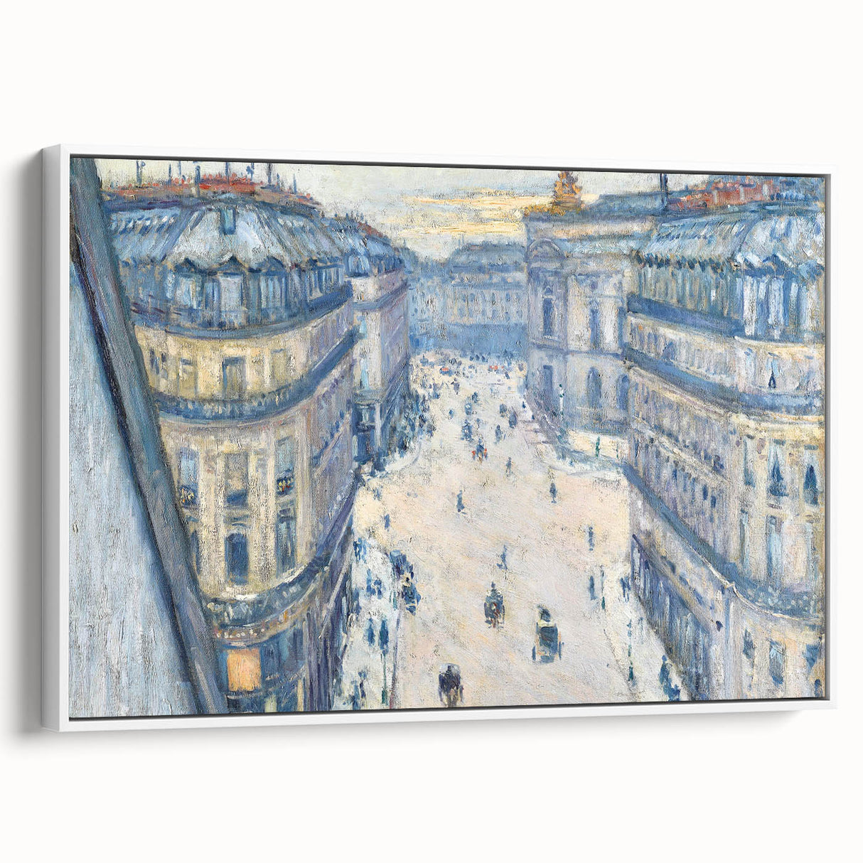 Impressionist Cityscape Wall Art - Caillebotte Paris Street View Print