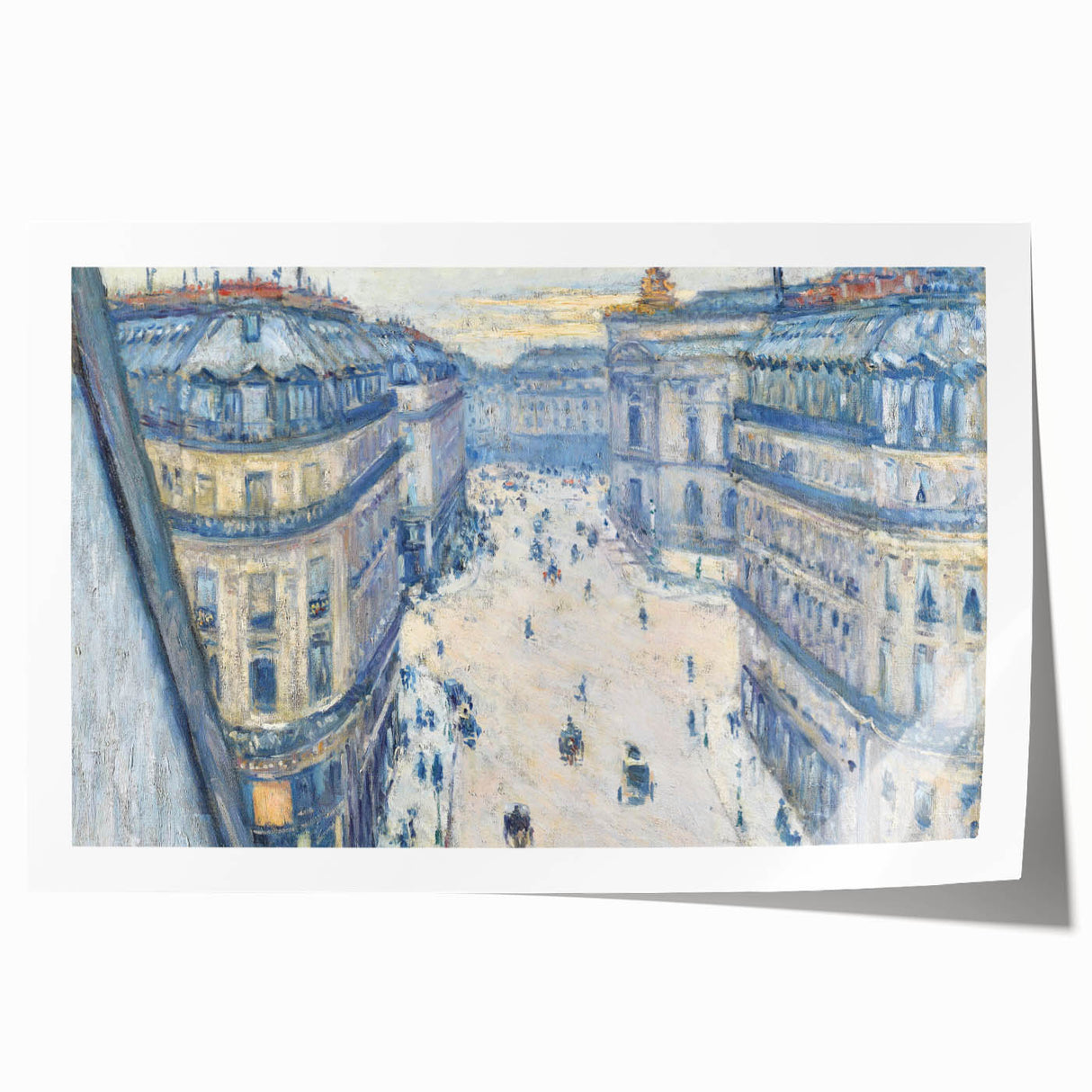 Impressionist Cityscape Wall Art - Caillebotte Paris Street View Print