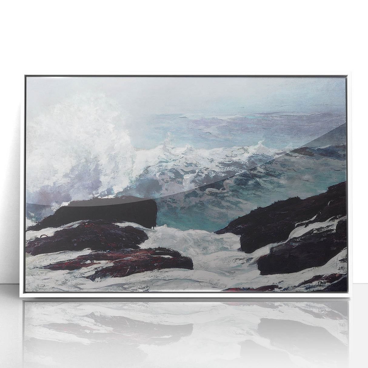Realism Art Print of Ocean Waves – Northeaster by Winslow Homer