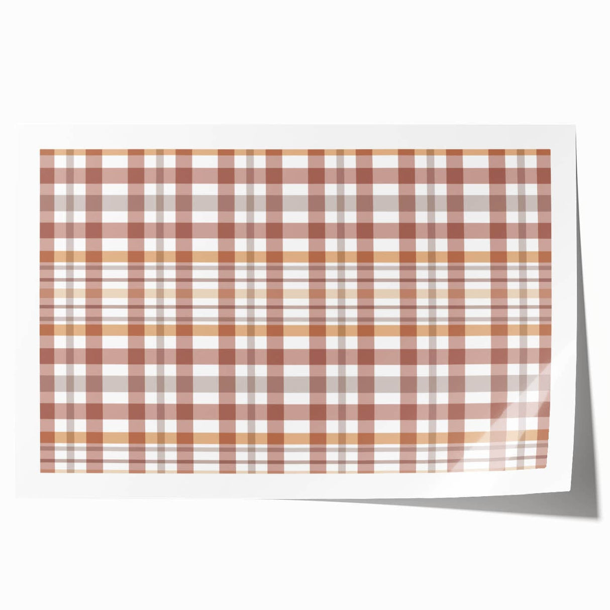 Autumn-themed floral art on rolled canvas, featuring warm orange and brown tones, suitable for dining room wall decor.