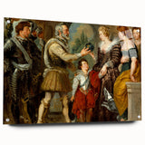 Historical Romanticism Canvas: Henri IV and Marie de’ Medici by Delacroix