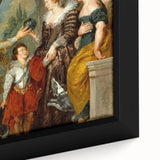 Historical Romanticism Canvas: Henri IV and Marie de’ Medici by Delacroix