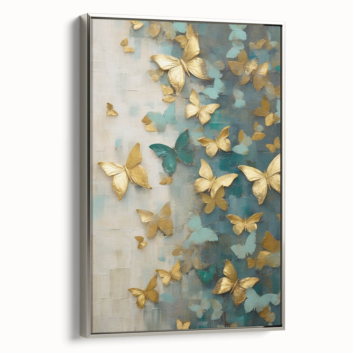 Butterfly Living Room Wall Art - Modern Canvas & Framed Print