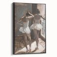Abstract figurative framed canvas artwork showcasing dynamic shapes in shades of black and white, offering a modern aesthetic perfect for contemporary decor.