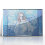 Impressionist Angel Wall Art - Van Gogh Inspired Celestial Print