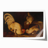 Classic Romantic Paintings: Farmyard Fowls by John James Audubon