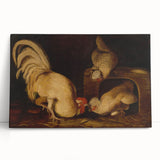 Classic Romantic Paintings: Farmyard Fowls by John James Audubon
