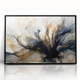 Abstract Fluid Living Room Wall Art - Modern Canvas & Framed Print