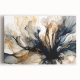 Abstract Fluid Living Room Wall Art - Modern Canvas & Framed Print