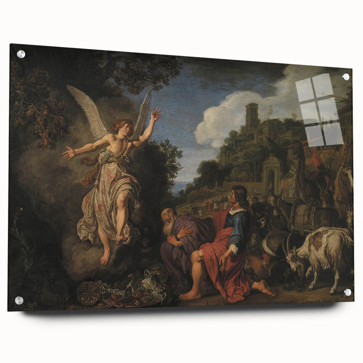 Baroque and Rococo Wall Art - Angel's Message - Antique Art Print