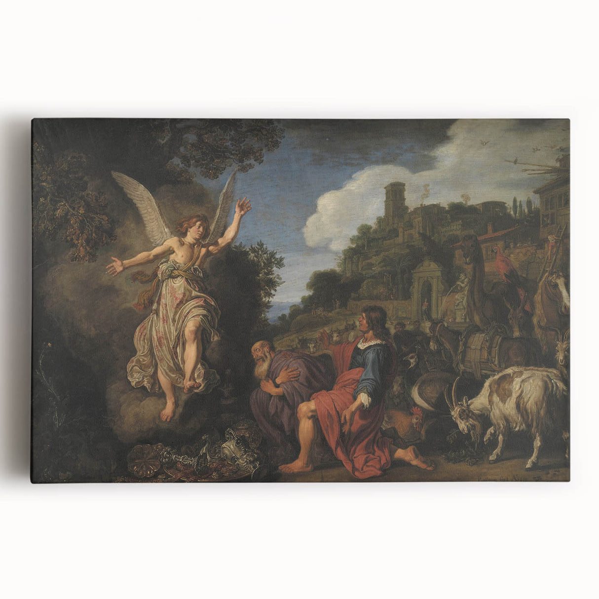 Baroque and Rococo Wall Art - Angel's Message - Antique Art Print