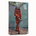Impressionist Harlequin Wall Art - Paul Cézanne's Colorful Character Print