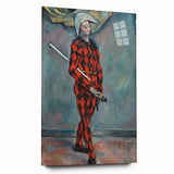 Impressionist Harlequin Wall Art - Paul Cézanne's Colorful Character Print