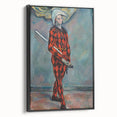 Impressionist Harlequin Wall Art - Paul Cézanne's Colorful Character Print