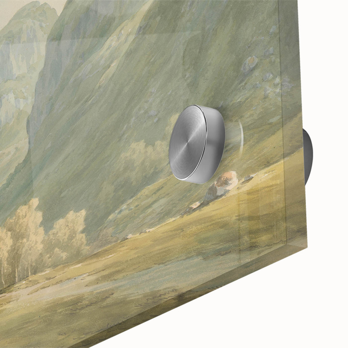 Peaceful Mountain Village Realism Art Print – Fine Art Realism