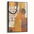 Black and white vintage poster art of a landscape on framed canvas, ideal for bedroom wall decor.