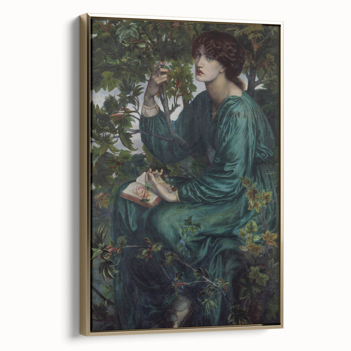 Famous Romantic Era Art: The Day Dream by Dante Gabriel Rossetti