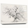 Abstract floral acrylic glass art piece in vibrant colors, showcasing intricate designs and textures, displayed from a side view with decorative pins.