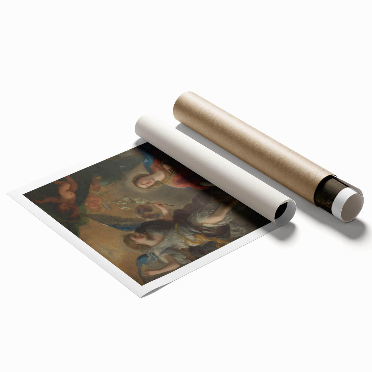 Baroque and Rococo Wall Art - The Annunciation Scene - Classic Print