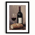Extra large abstract art print featuring vibrant, textured colors on a framed canvas, ideal for living room decor.