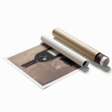 Extra large rolled print of floral art featuring soft pink and white flowers, ideal for classy bathroom wall art.